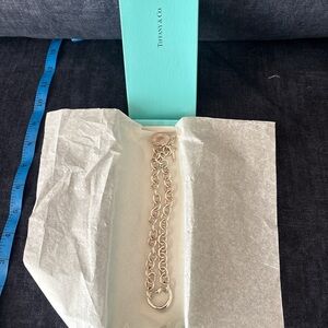 NEW! 2.08oz Sterling 18”Heart Necklace- Tiffany inspired! Silver worth $96 alone